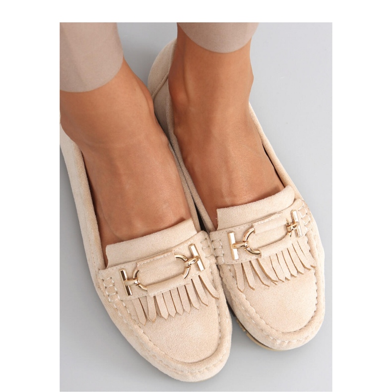 Mocassini da donna Leif Khaki - Inello beige 2
