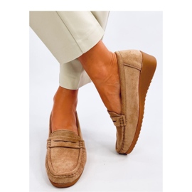 Mocassini con zeppa Vegar Khaki - Inello beige 1