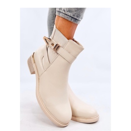Stivaletti Chelsea Gavins in PU beige - Inello 2