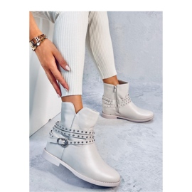 Stivaletti con zeppa Stovall Beige - Inello 2