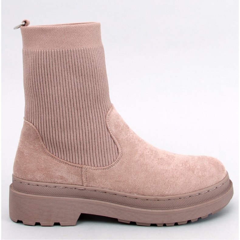 Stivaletti Chelsea Joyner Khaki con tomaia elastica - Inello beige 1