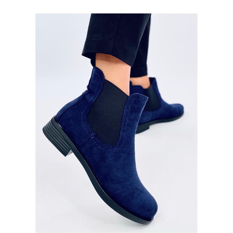 Stivaletti Chelsea in camoscio e gomma Terra Navy - Inello 2