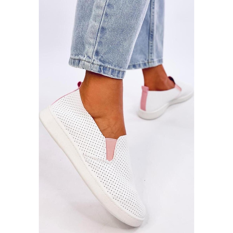 Jousse sneakers slip-on BIANCO/ROSA - Inello 1