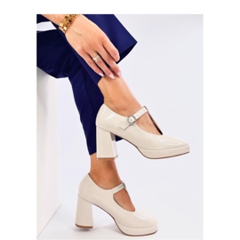 Décolleté con plateau Moreton Beige - Inello 1