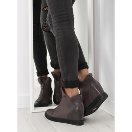 Sneakers con zeppa grigie 168-129 grigie grigio 2