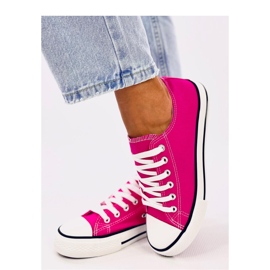 Sneakers classiche da donna Basic Fucsia - Inello rosa 2