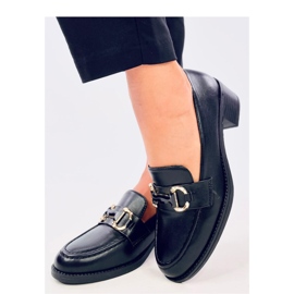 Rabier Décolleté nere con tacco largo - Inello nero 1