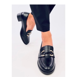 Rabier Décolleté nere con tacco largo - Inello nero 2