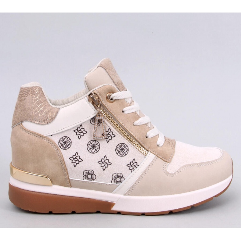 Telts Sneakers con zeppa beige - Inello 1