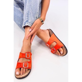 Sandalo infradito in sughero Ponses Orange - Inello arancia 1