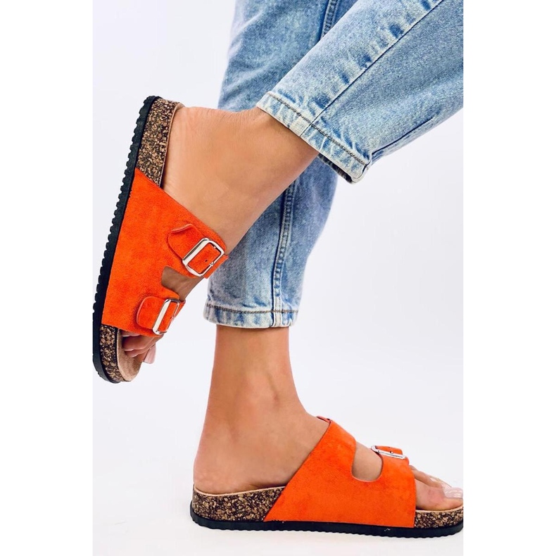 Sandalo infradito in sughero Ponses Orange - Inello arancia 2