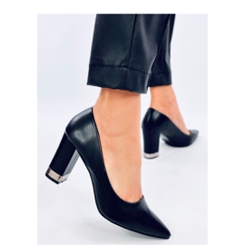 Tarai Décolleté nere con tacco alto - Inello nero 1
