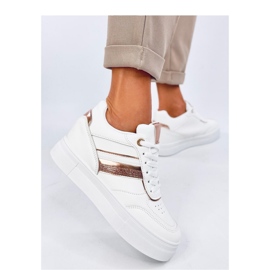 Sneakers con zeppa Eyson BIANCO/CHAMPAGNE - Inello bianca 2
