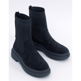 Stivaletti Chelsea con tomaia elastica Joyner Nero - Inello 1
