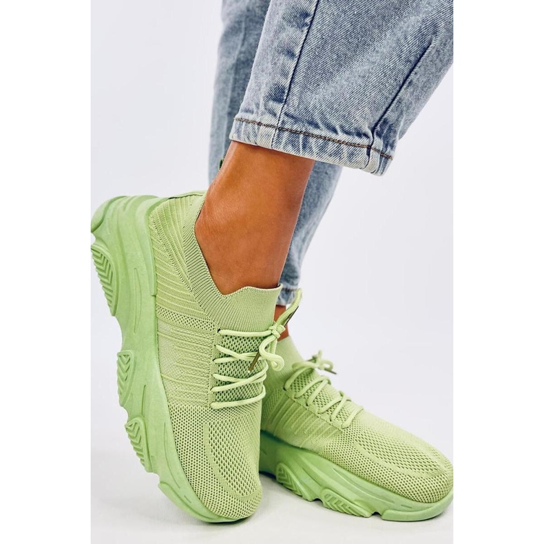 Fabre L.GREEN scarpe sportive a calzino - Inello verde 2