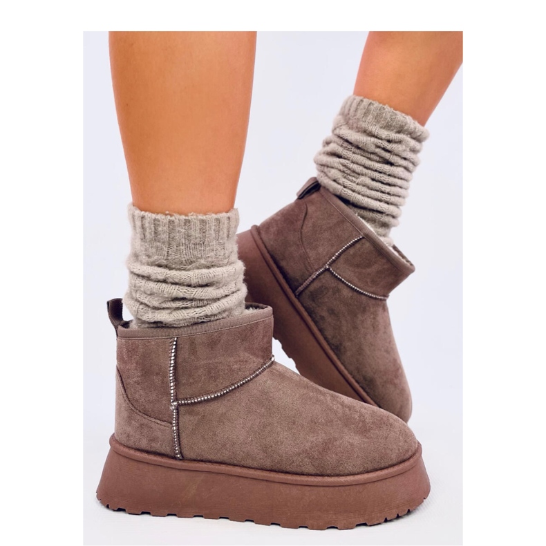 Scarpe con plateau corte Rodmans Khaki - Inello marrone 1
