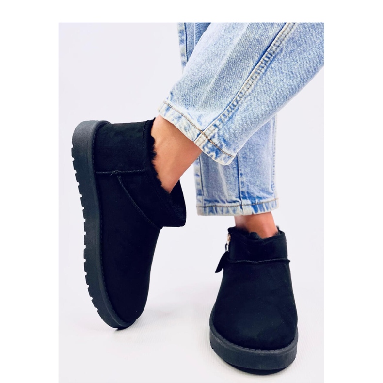 Pantaloni corti emù con cerniera di Frankis Black - Inello nero 2