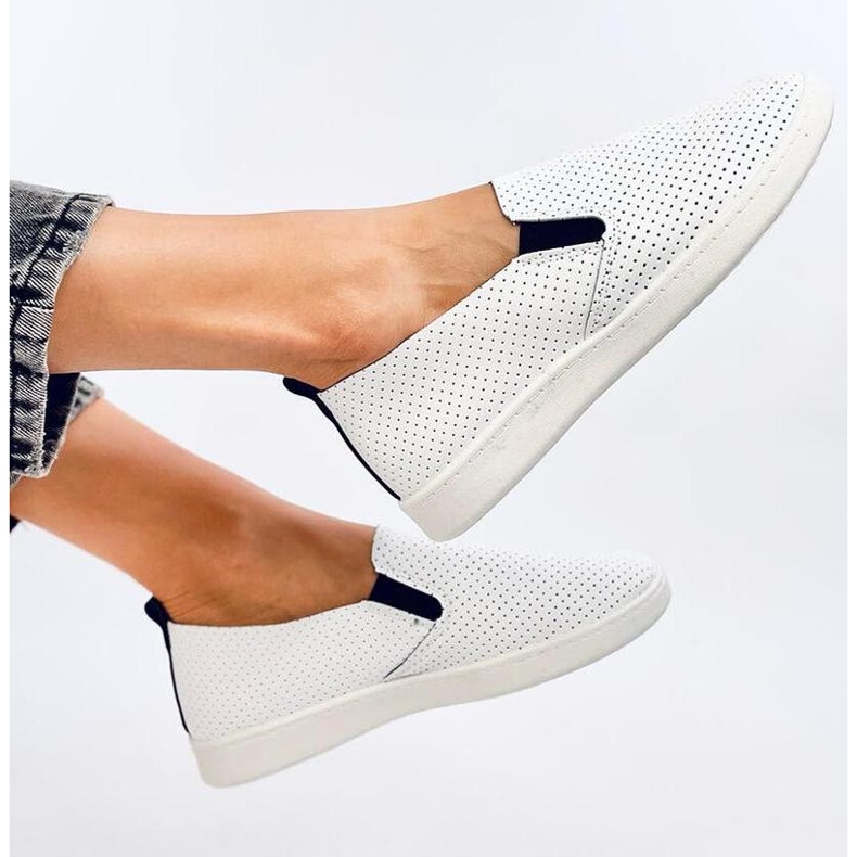 Jousse sneakers slip-on BIANCO/NERO - Inello 1