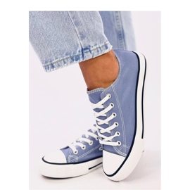 Sneakers classiche da donna Basic Jeans - Inello blu 1
