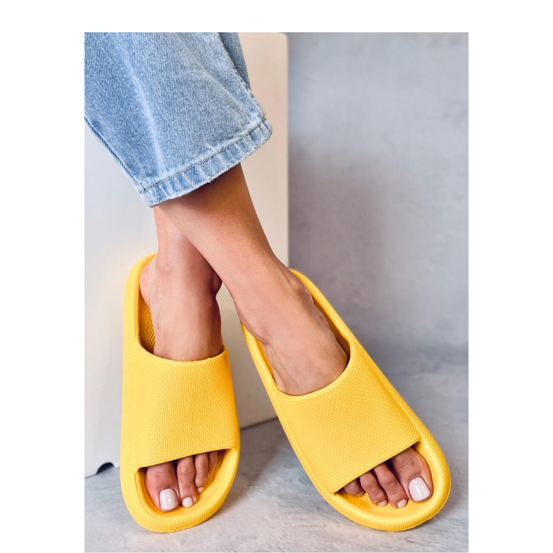 Ritter Sandalo infradito in gomma gialla - Inello giallo 1
