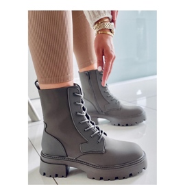 Stivaletti stringati Tamar Green - Inello verde 2