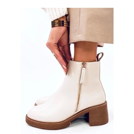 Stivaletti Guire Beige con tacco alto - Inello 1