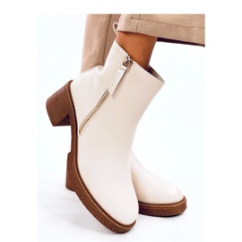 Stivaletti Guire Beige con tacco alto - Inello 2