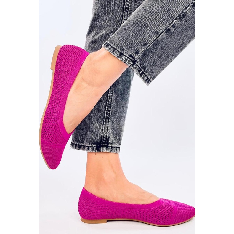 Ballerine mandorla traforate Sotty Fuchsia - Inello rosa 2