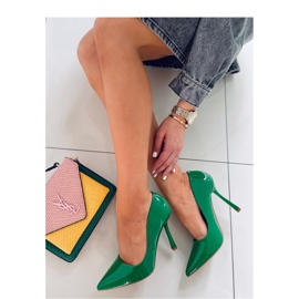 Tacchi a spillo da donna in vernice Anika Grass - Inello verde 2
