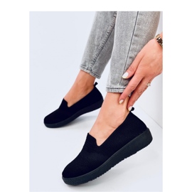 Combe Scarpe da ginnastica a calzino nere - Inello nero 1