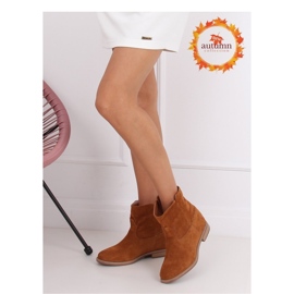 Camel NC981 Stivaletti con zeppa nascosta color cammello - Inello marrone 1