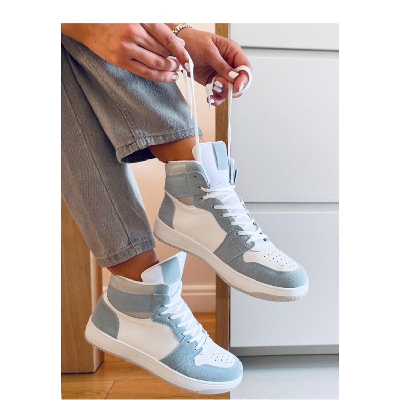 Dorcas Sneakers alte verdi - Inello blu 1