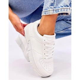 Scarpe da ginnastica da donna Clemons Allwhite - Inello bianco 2