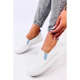 Jousse sneakers slip-on BIANCO/BLU - Inello 1
