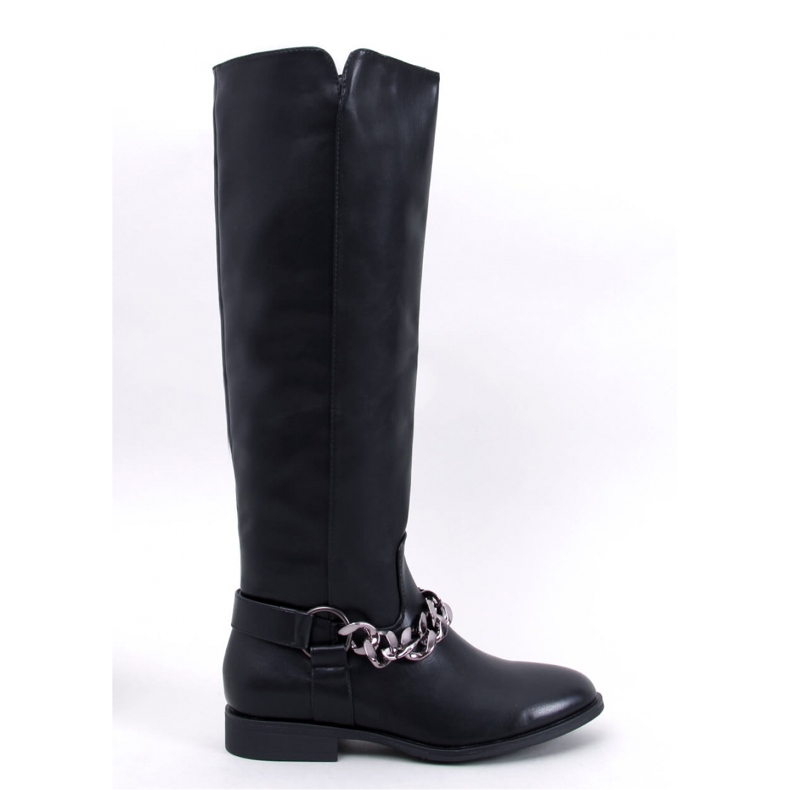 Stivali pieno fiore da donna Daigle Black - Inello nero 1
