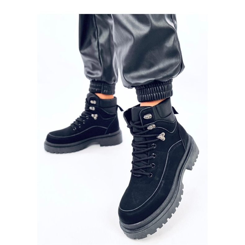 Mathen Stivali da trapper neri - Inello nero 2