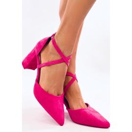 Décolleté con cinturini incrociati Thois Fucsia - Inello rosa 1