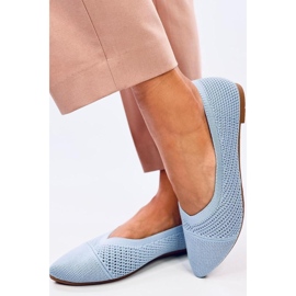 Ballerine mandorla traforate Sotty Blue - Inello 1