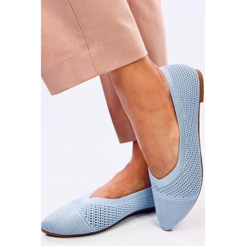 Ballerine mandorla traforate Sotty Blue - Inello 1