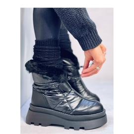 Tavaris Stivali da neve neri con pelliccia - Inello nero 2