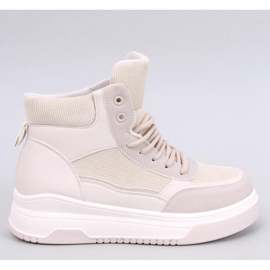 Scarpe da ginnastica alte Riess Beige - Inello 1