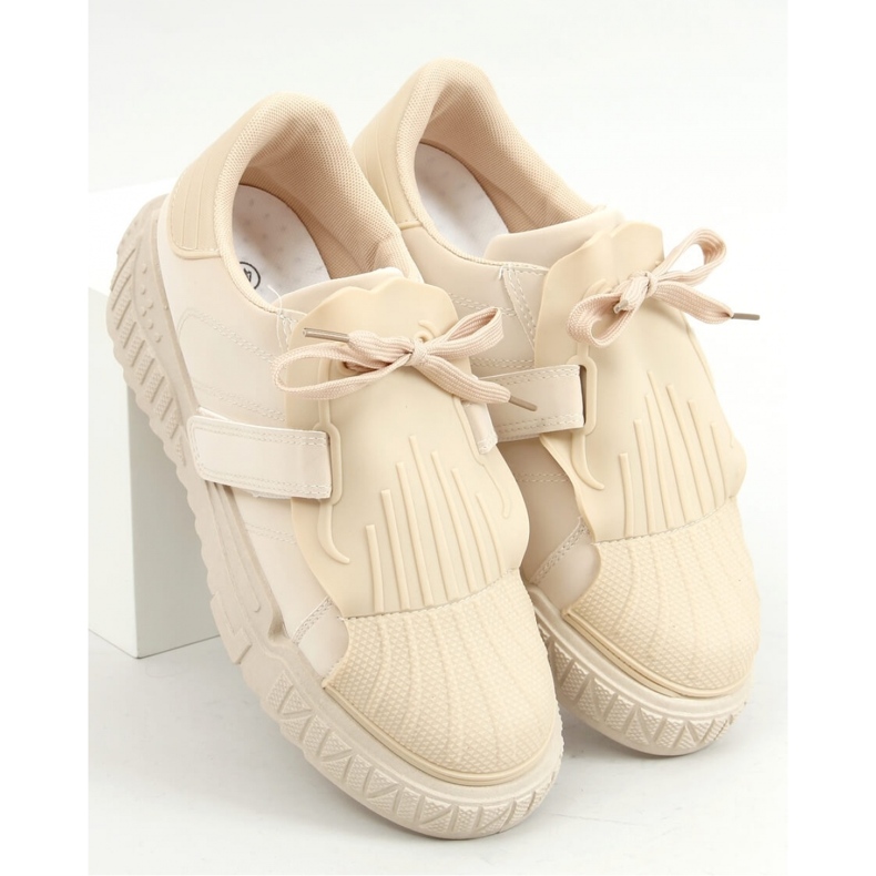 Sneakers beige da donna NB513P Beige - Inello 1