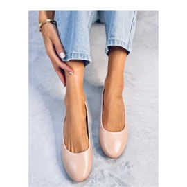Ballerine con inserto in pelle Tova Beige - Inello 1