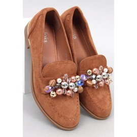 Mocassini Anselme Camel con pietre - Inello marrone 1