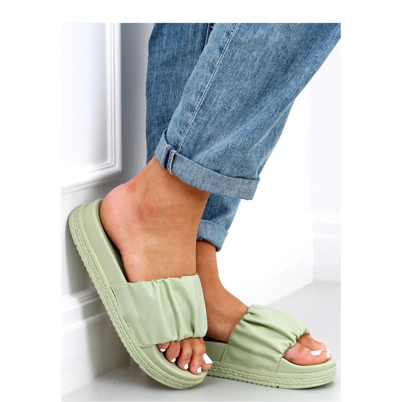 Sandalo infradito da donna Atissa Green - Inello verde 2