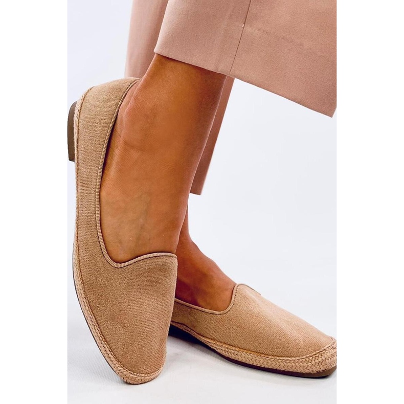 Espadrillas da donna Ballot Camel - Inello marrone 2