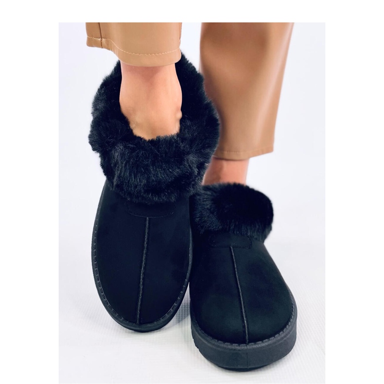 Stivali corti emù rifiniti con pelliccia Fraley Black - Inello nero 2