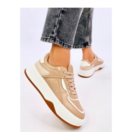 Scarpe da ginnastica da donna Moriau Camel - Inello marrone 1