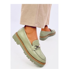 Nivetti Mocassini con plateau verdi - Inello verde 2