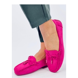 Mocassini Wards in camoscio fucsia - Inello rosa 1